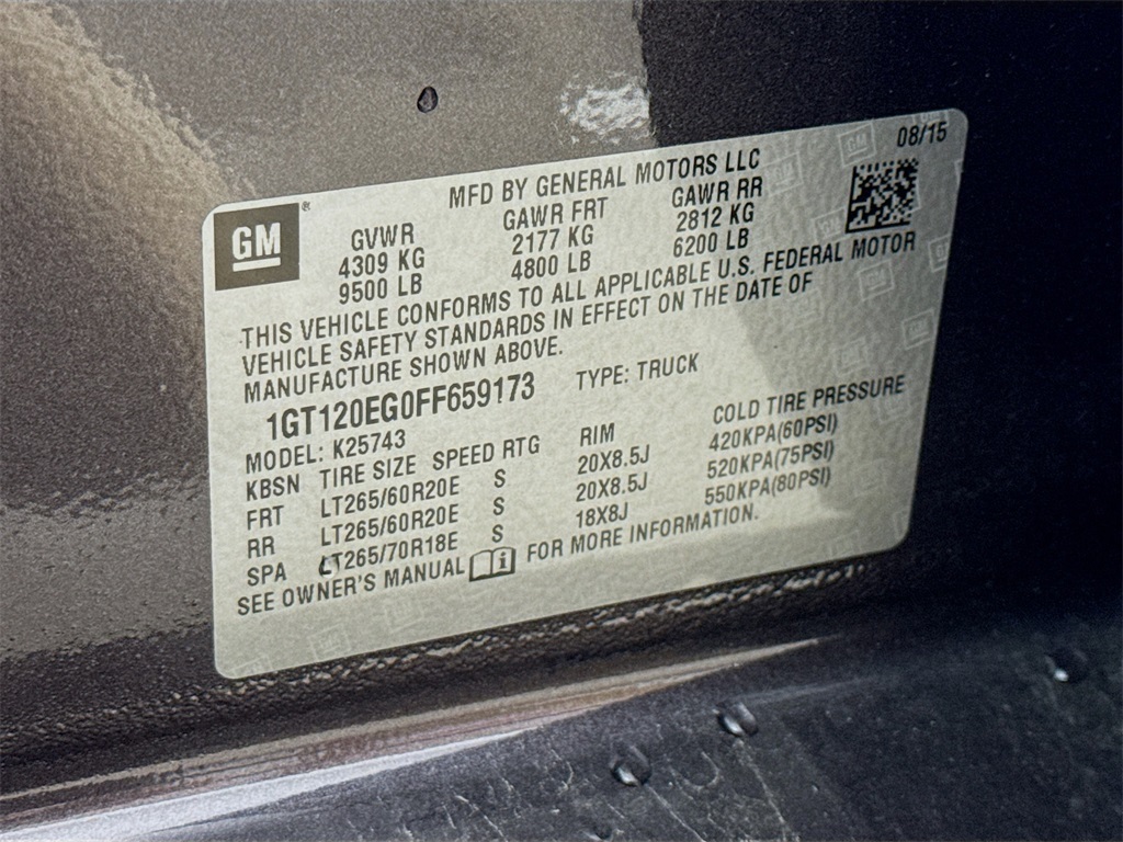 Photo of 2015 GMC Sierra 2500HD Denali in Myrtle Beach, SC - 34,  2015 GMC Sierra 2500HD Denali:3853Y