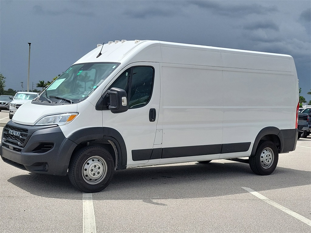 2023 Bright White Clearcoat Ram ProMaster Cargo Van High Roof FWD Van