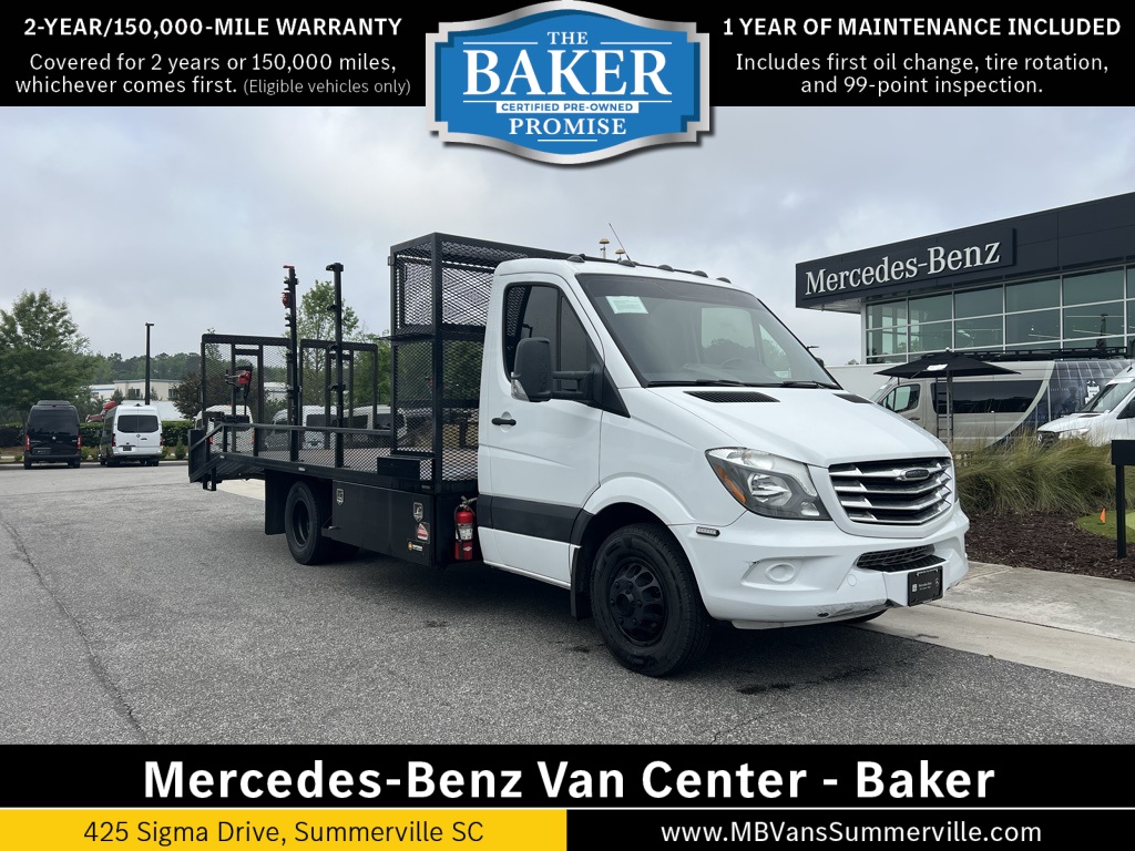 Used 2018 Mercedes-Benz Sprinter 3500 Standard Cab Standard Roof DRW 4x2 Dovetail Landscape for sale #SP1274 - photo 1