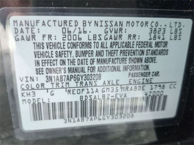 used 2016 Nissan Sentra car, priced at $7,811