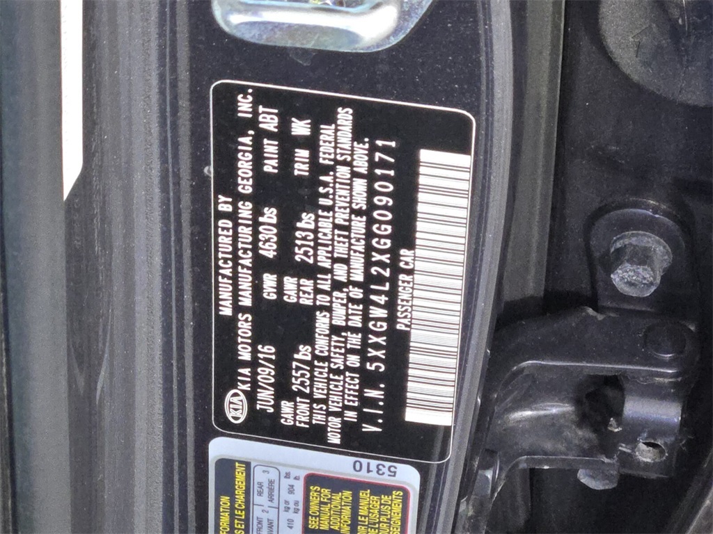 used 2016 Kia Optima car, priced at $10,988