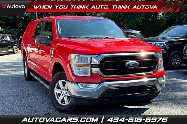 2021 Red Ford F-150 XLT Truck