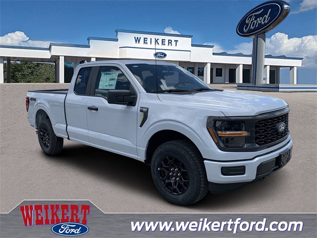 2025 Space White Metallic Ford F-150 STX 4X4 Truck