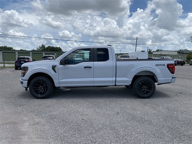 2025 Space White Metallic Ford F-150 STX 4X4 Truck