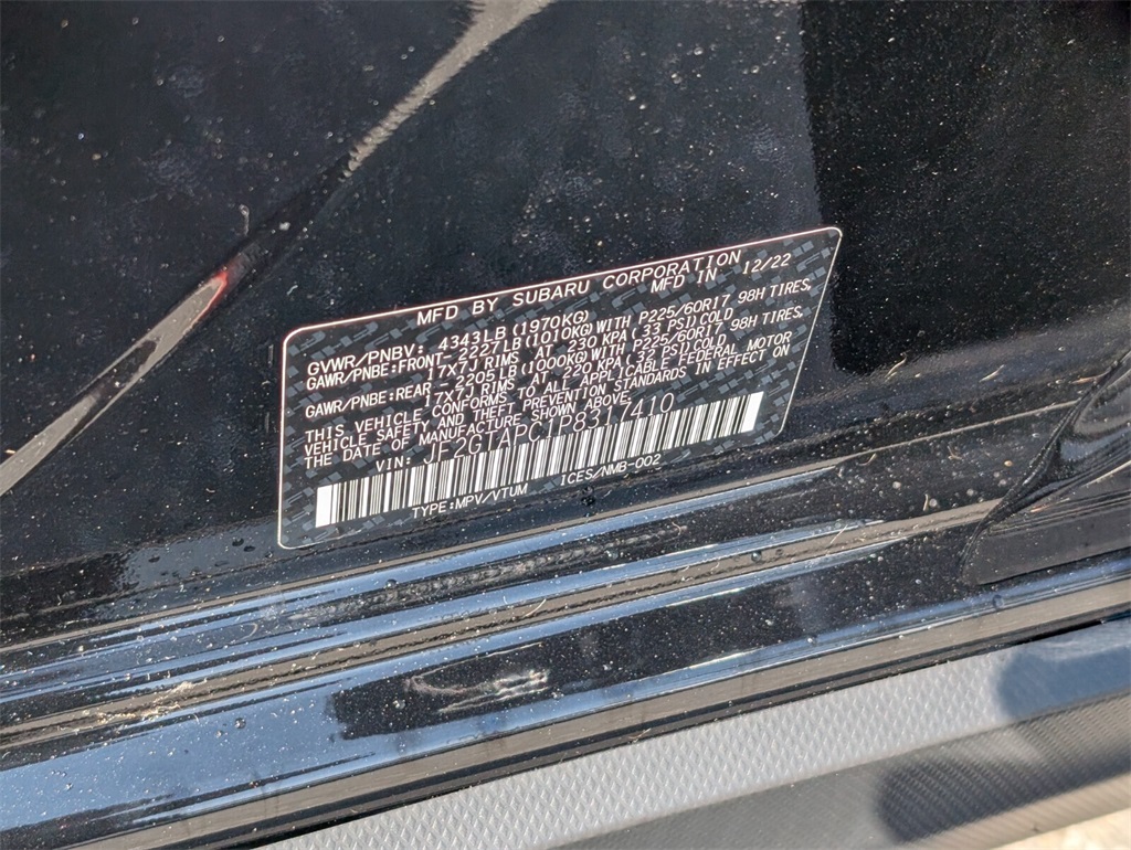 used 2023 Subaru Crosstrek car, priced at $21,888