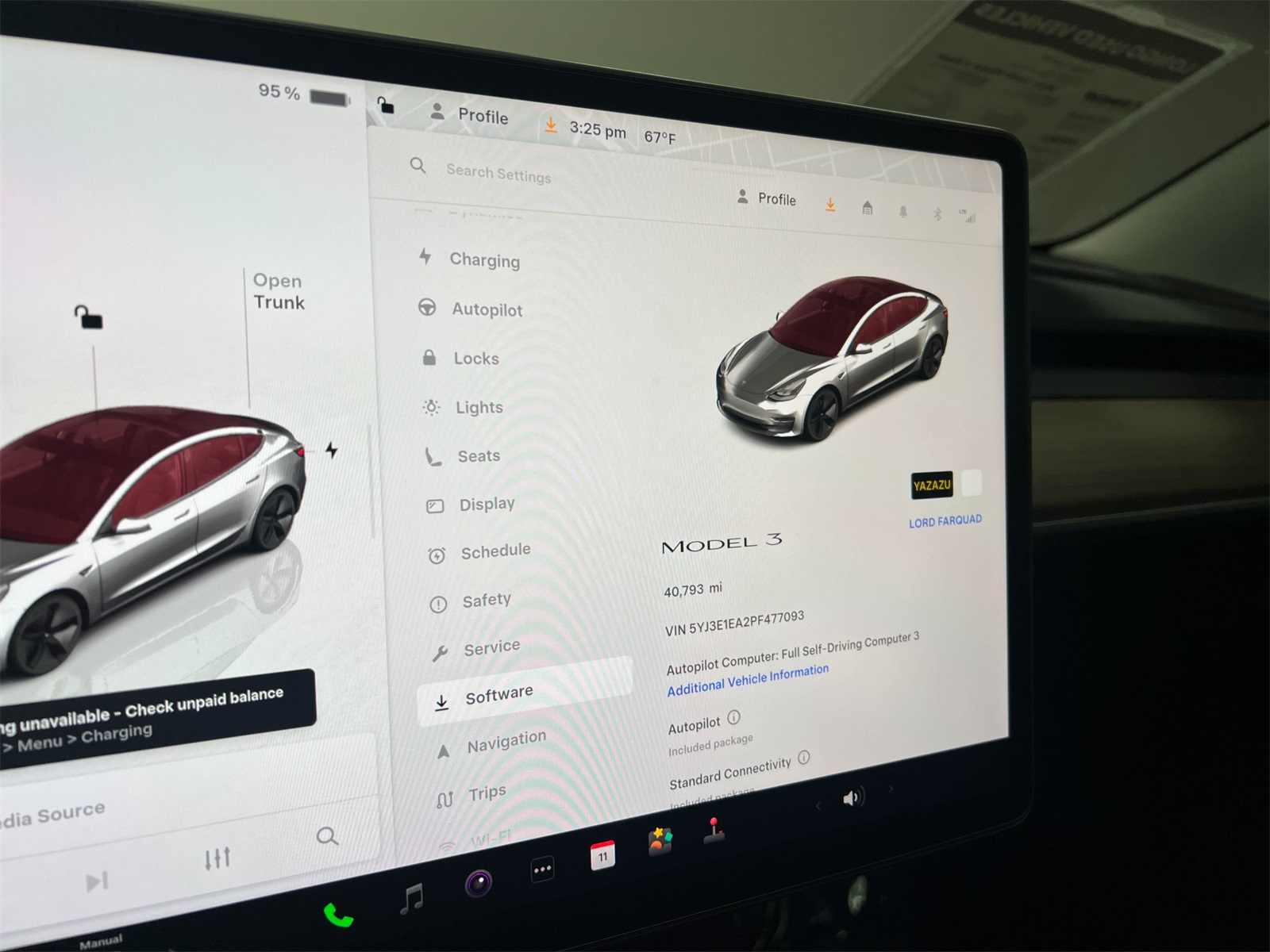 used 2023 Tesla Model 3 car, priced at $21,288
