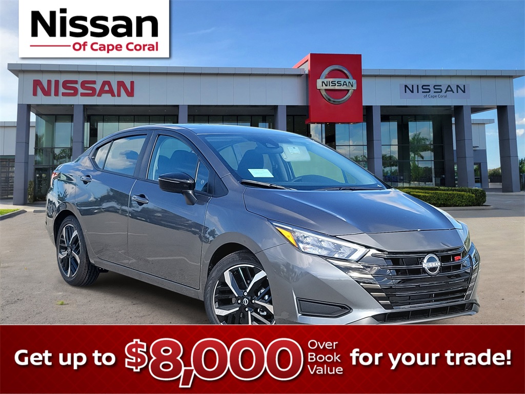 2025 Gun Metallic Nissan Versa 1.6 SR FWD Sedan
