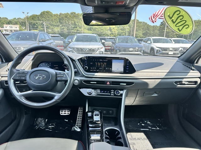2022 Quartz White Hyundai Sonata SEL Plus FWD Sedan