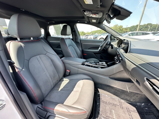 2022 Quartz White Hyundai Sonata SEL Plus FWD Sedan