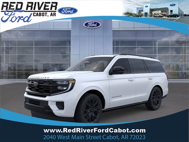 2025 Star White Metallic Tri-Coat Ford Expedition Platinum 4X4 SUV