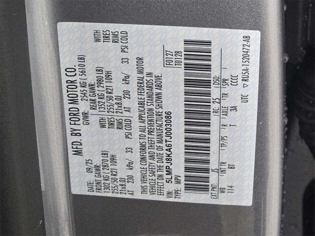 new 2026 Lincoln Nautilus car, priced at $63,302