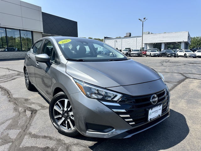 2025 Gun Metallic Nissan Versa 1.6 SV FWD Sedan