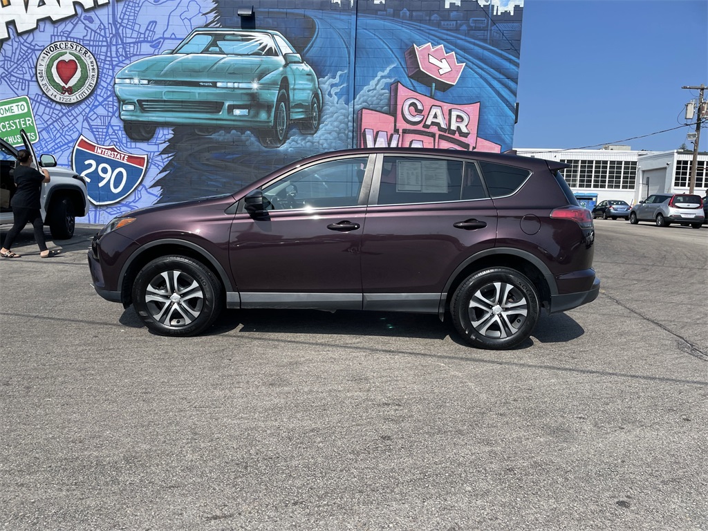 Used 2018 Toyota RAV4 LE with VIN 2T3BFREV7JW813574 for sale in Worcester, MA