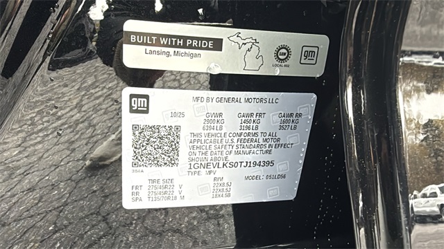 new 2026 Chevrolet Traverse car, priced at $59,720