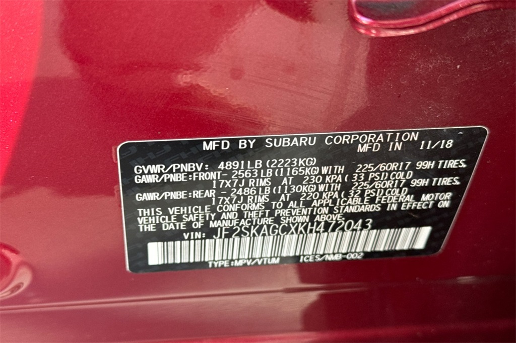 used 2019 Subaru Forester car, priced at $19,943