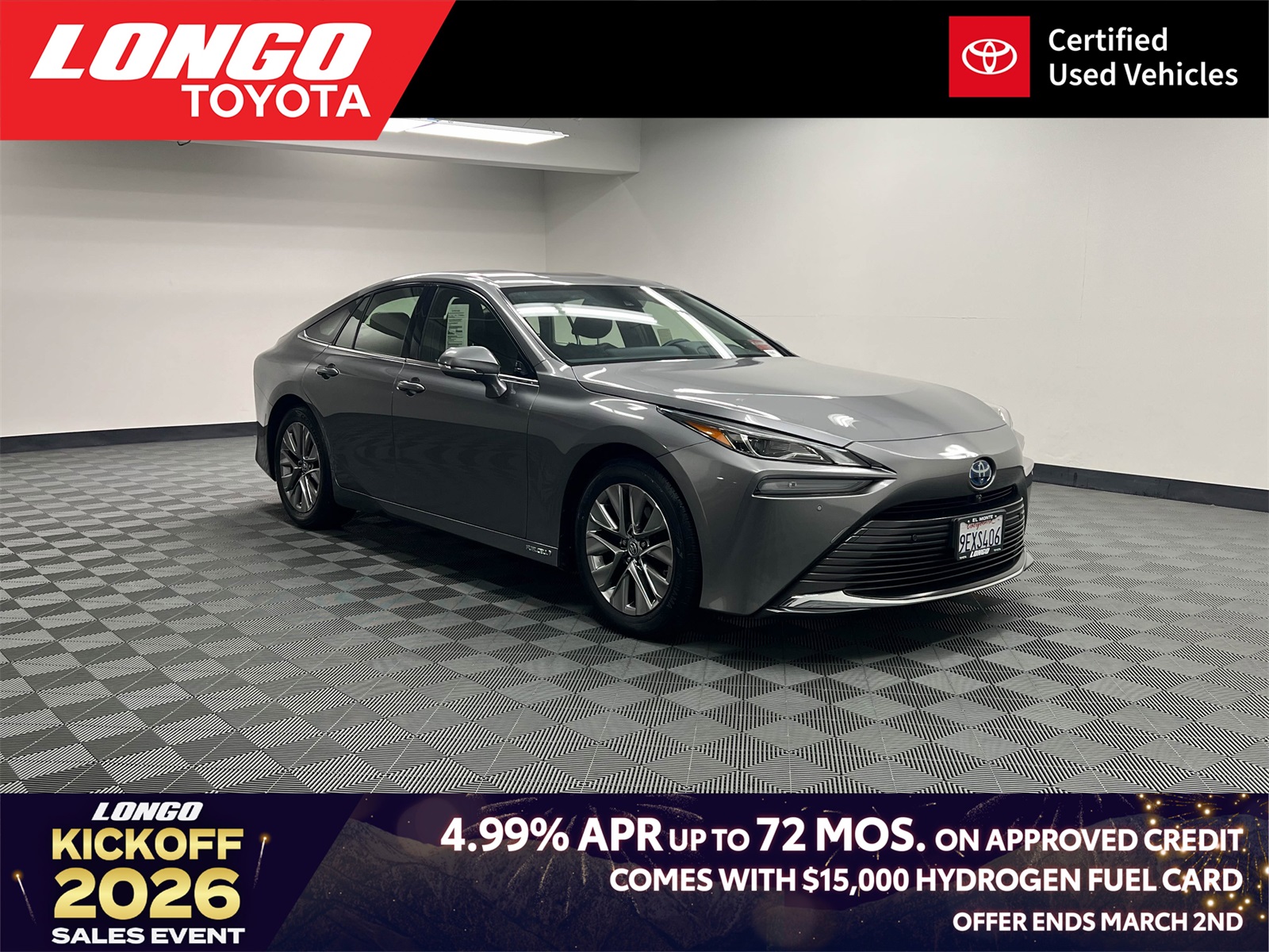 used 2022 Toyota Mirai car, priced at $12,988