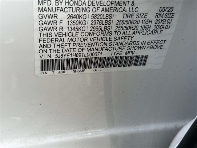 used 2026 Acura MDX car, priced at $59,102