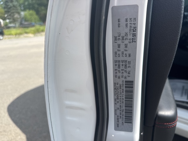 2018 White Knuckle Clearcoat Dodge Durango R/T AWD SUV