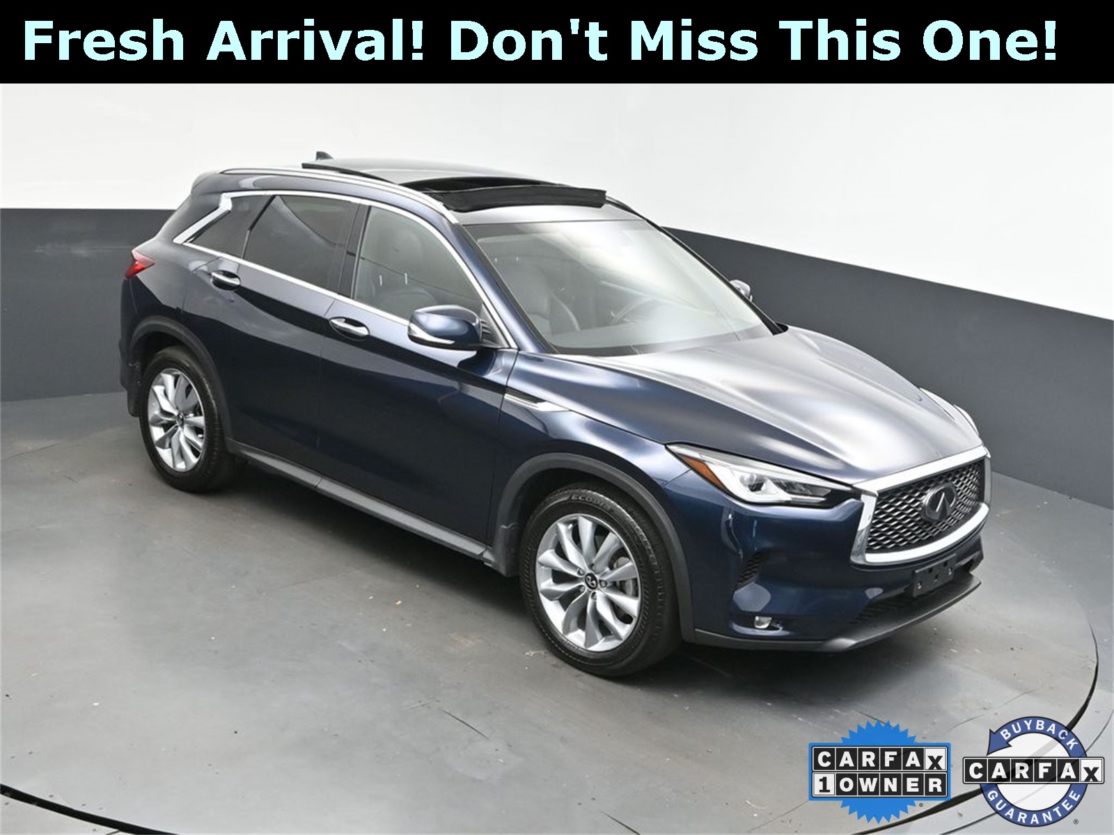 2022 Hermosa Blue INFINITI QX50 LUXE SUV