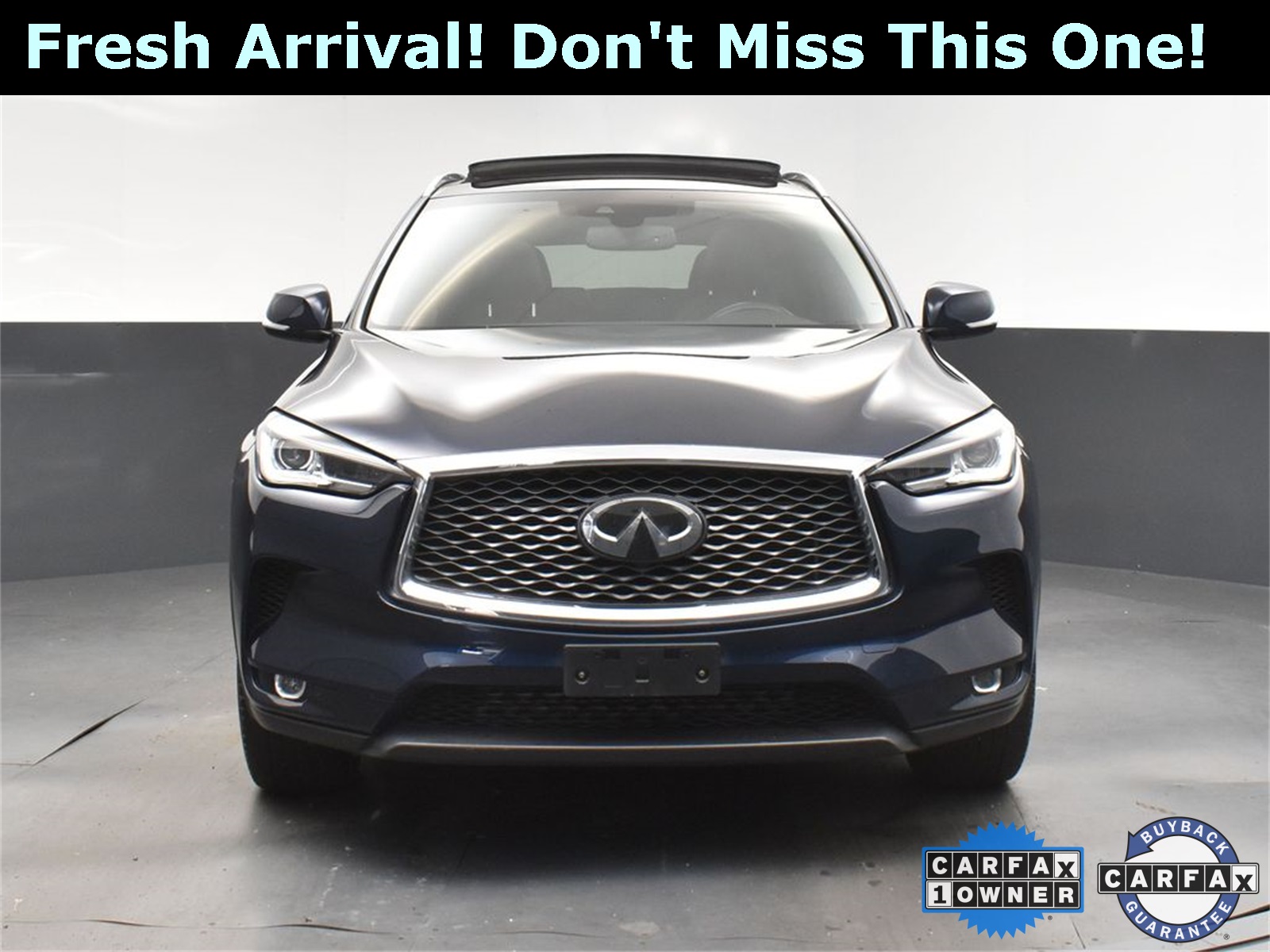 2022 Hermosa Blue INFINITI QX50 LUXE AWD SUV