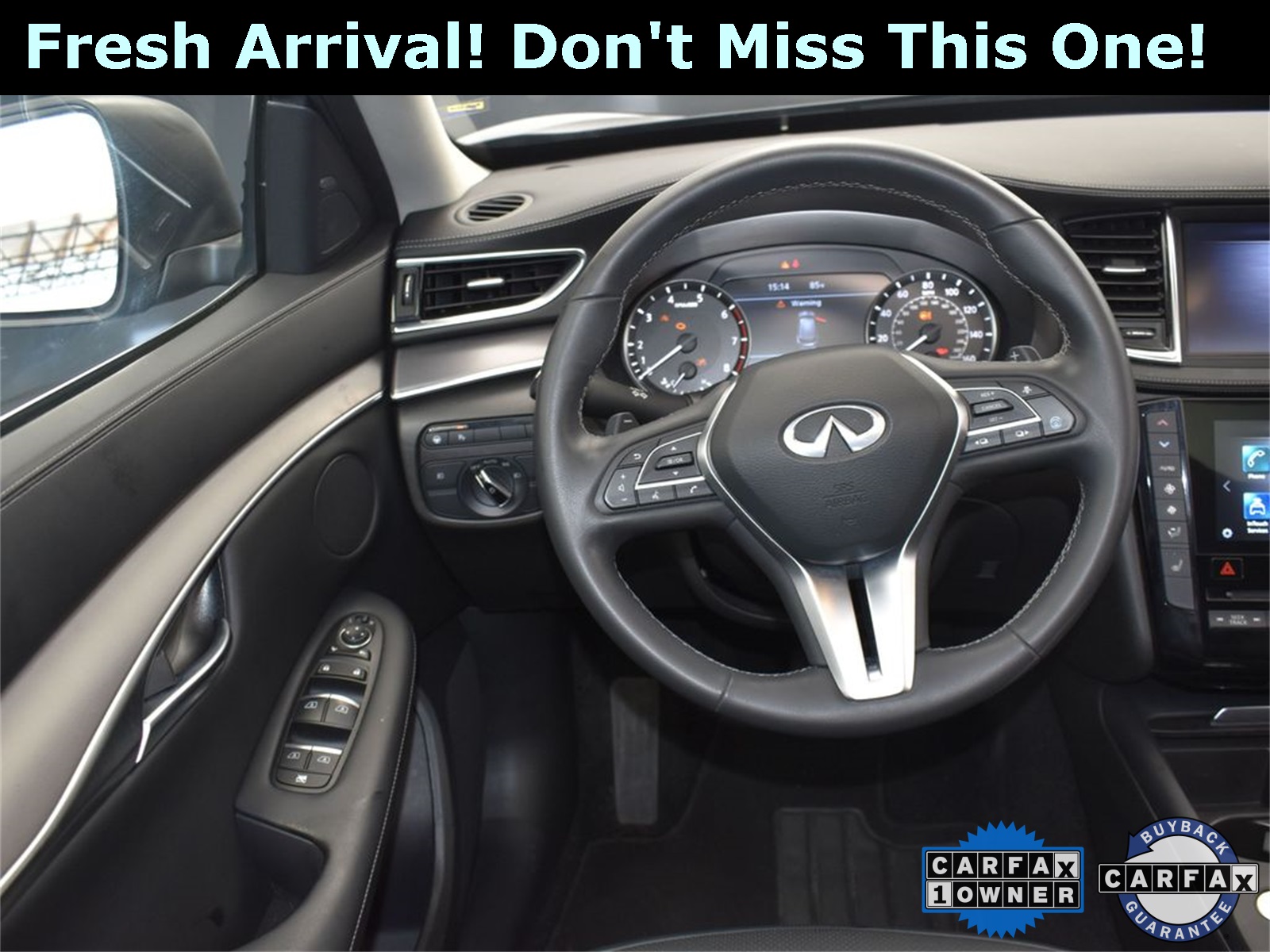2022 Hermosa Blue INFINITI QX50 LUXE AWD SUV