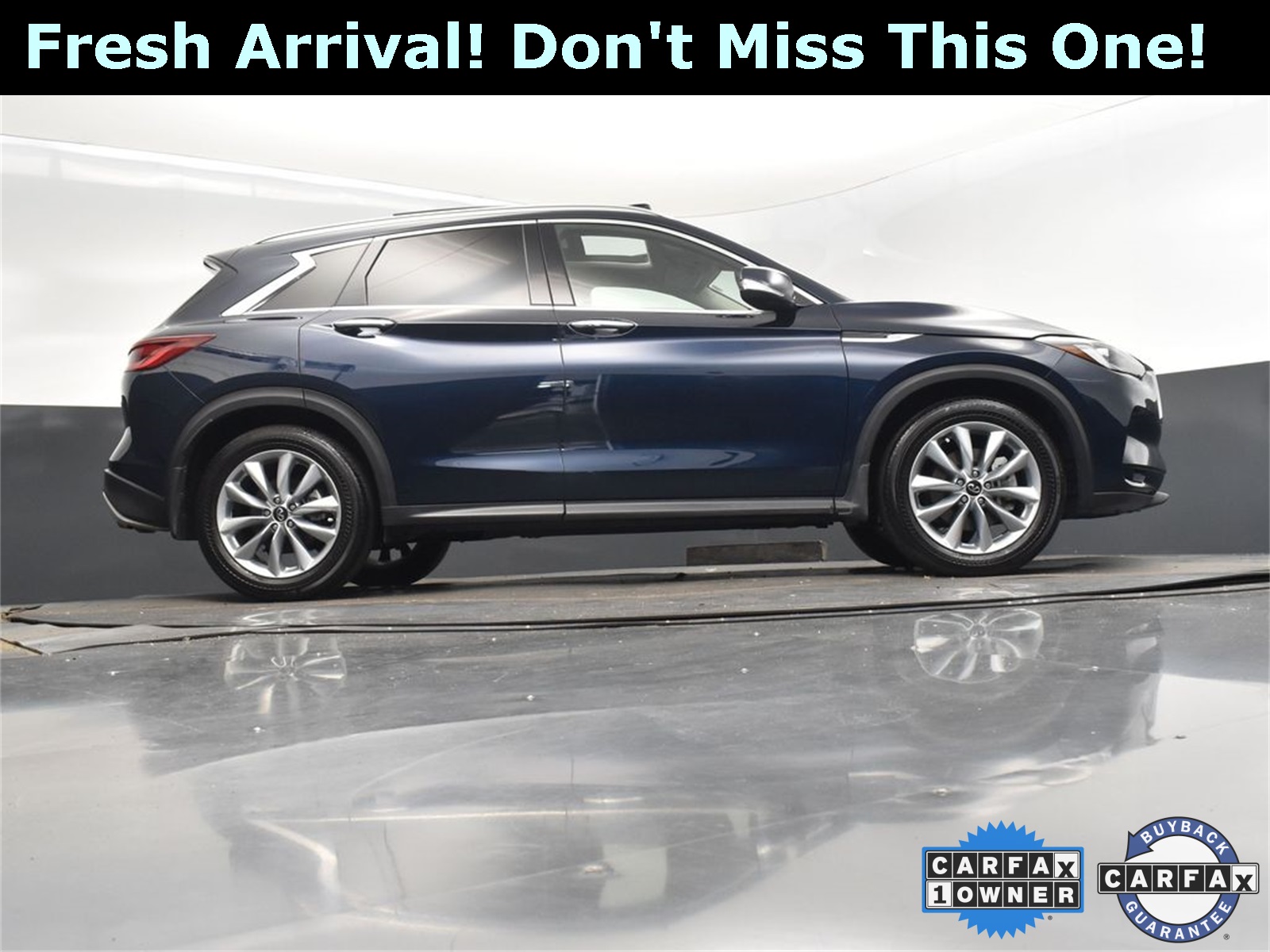 2022 Hermosa Blue INFINITI QX50 LUXE AWD SUV