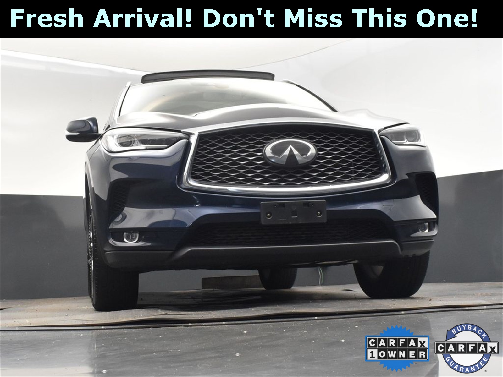 2022 Hermosa Blue INFINITI QX50 LUXE AWD SUV