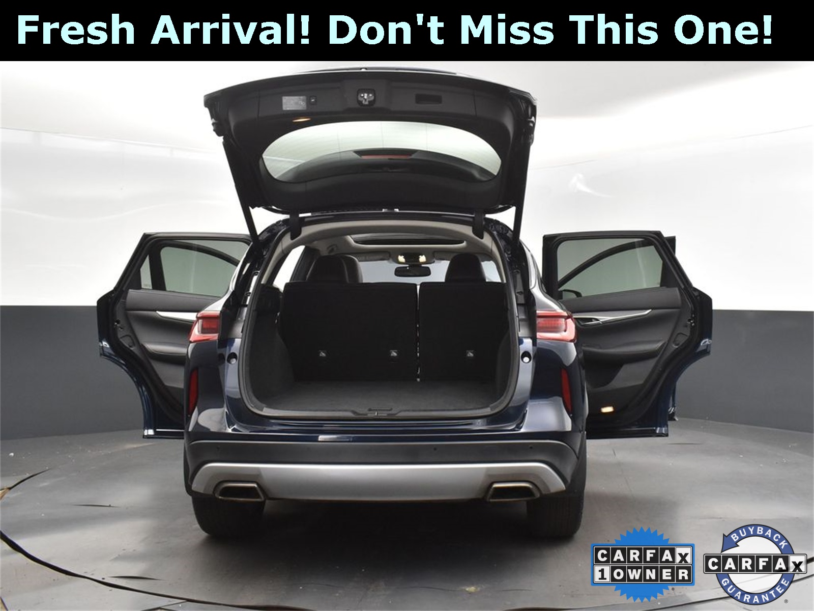 2022 Hermosa Blue INFINITI QX50 LUXE AWD SUV