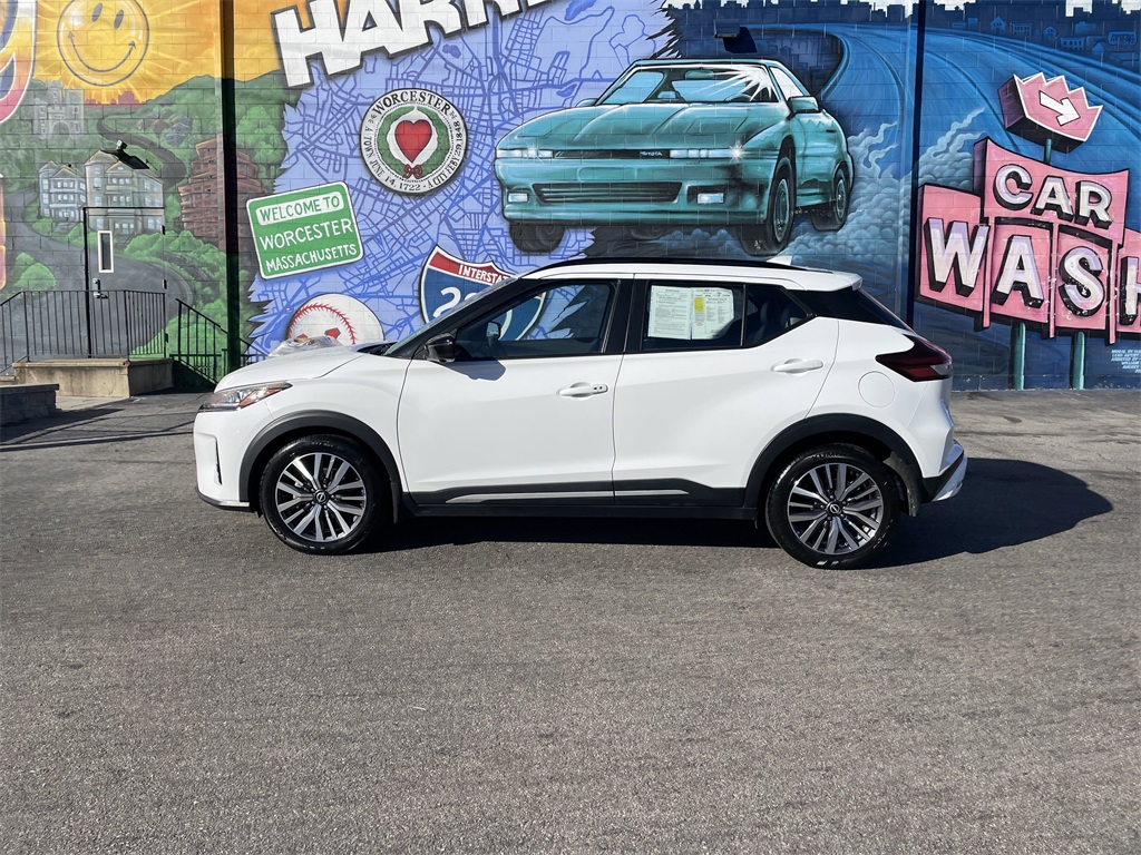 Used 2023 Nissan Kicks SR with VIN 3N1CP5DV5PL557742 for sale in Worcester, MA