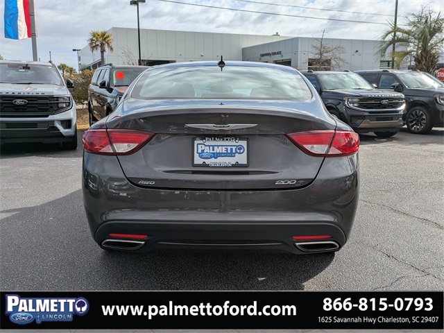 used 2015 Chrysler 200 car, priced at $6,998