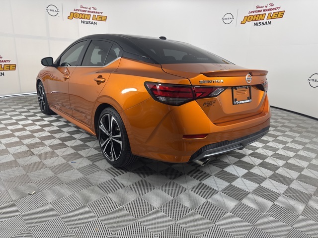 2023 Monarch Orange Metallic/Super Black Nissan Sentra SR FWD Sedan