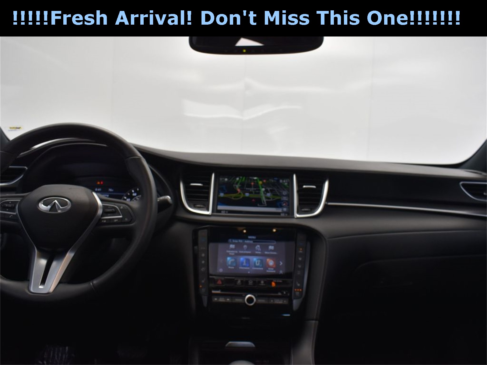 2022 Majestic White INFINITI QX55 ESSENTIAL AWD SUV