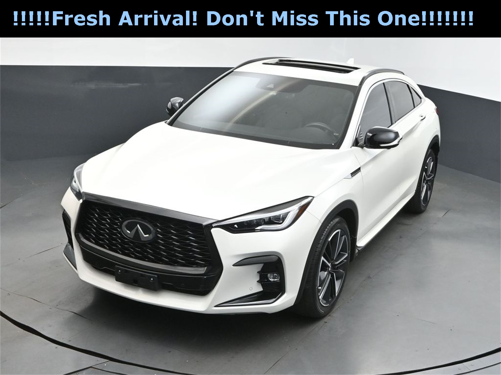 2022 Majestic White INFINITI QX55 ESSENTIAL AWD SUV