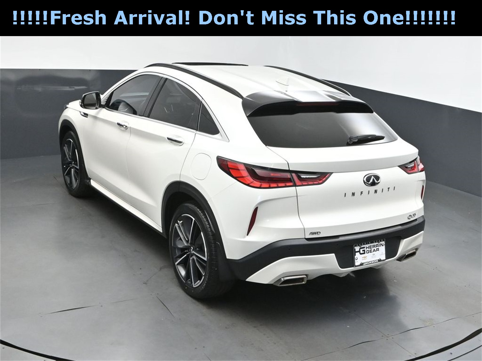 2022 Majestic White INFINITI QX55 ESSENTIAL AWD SUV