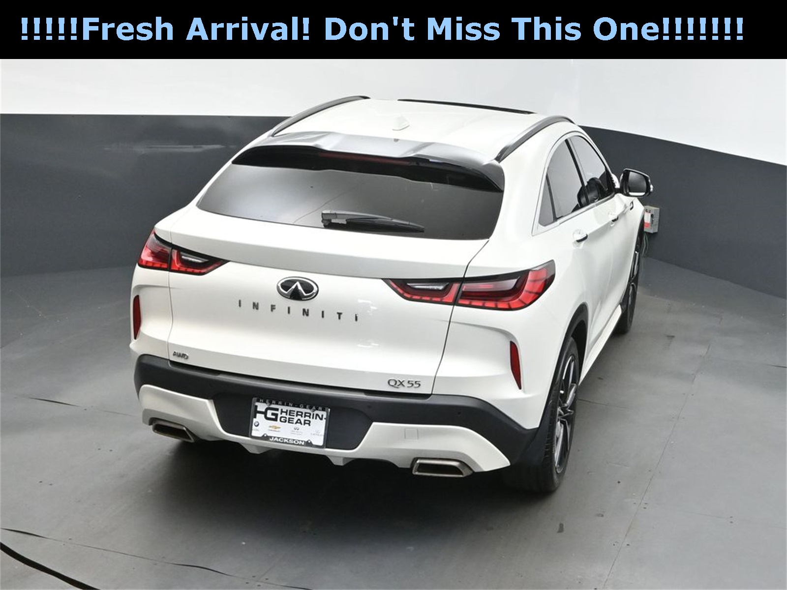 2022 Majestic White INFINITI QX55 ESSENTIAL AWD SUV