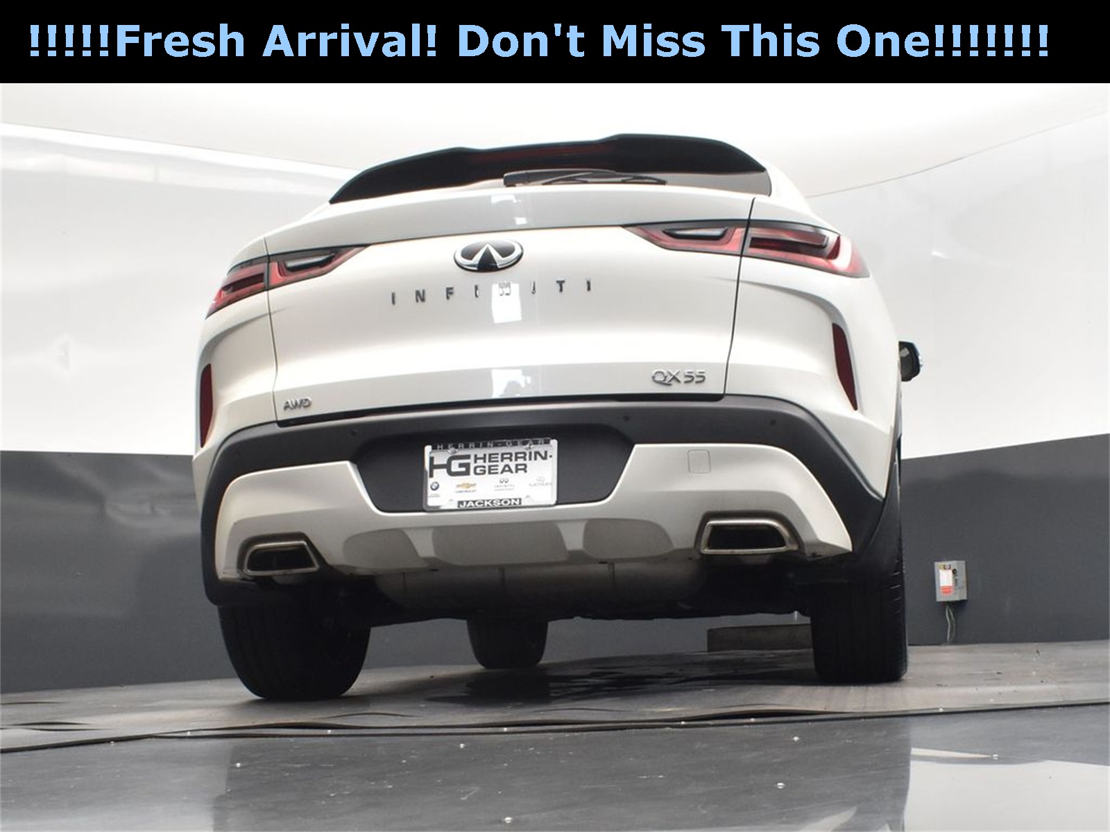 2022 Majestic White INFINITI QX55 ESSENTIAL AWD SUV