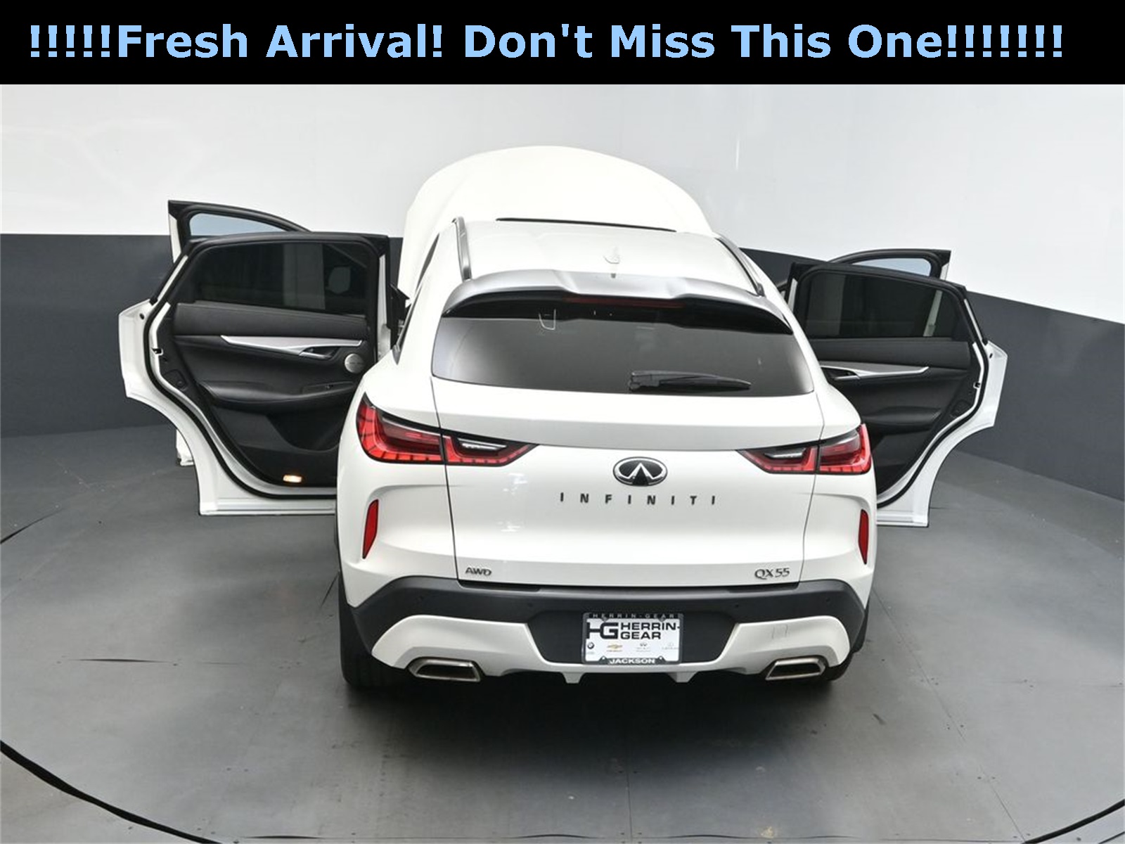 2022 Majestic White INFINITI QX55 ESSENTIAL AWD SUV