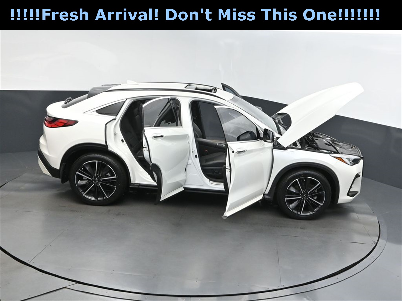 2022 Majestic White INFINITI QX55 ESSENTIAL AWD SUV