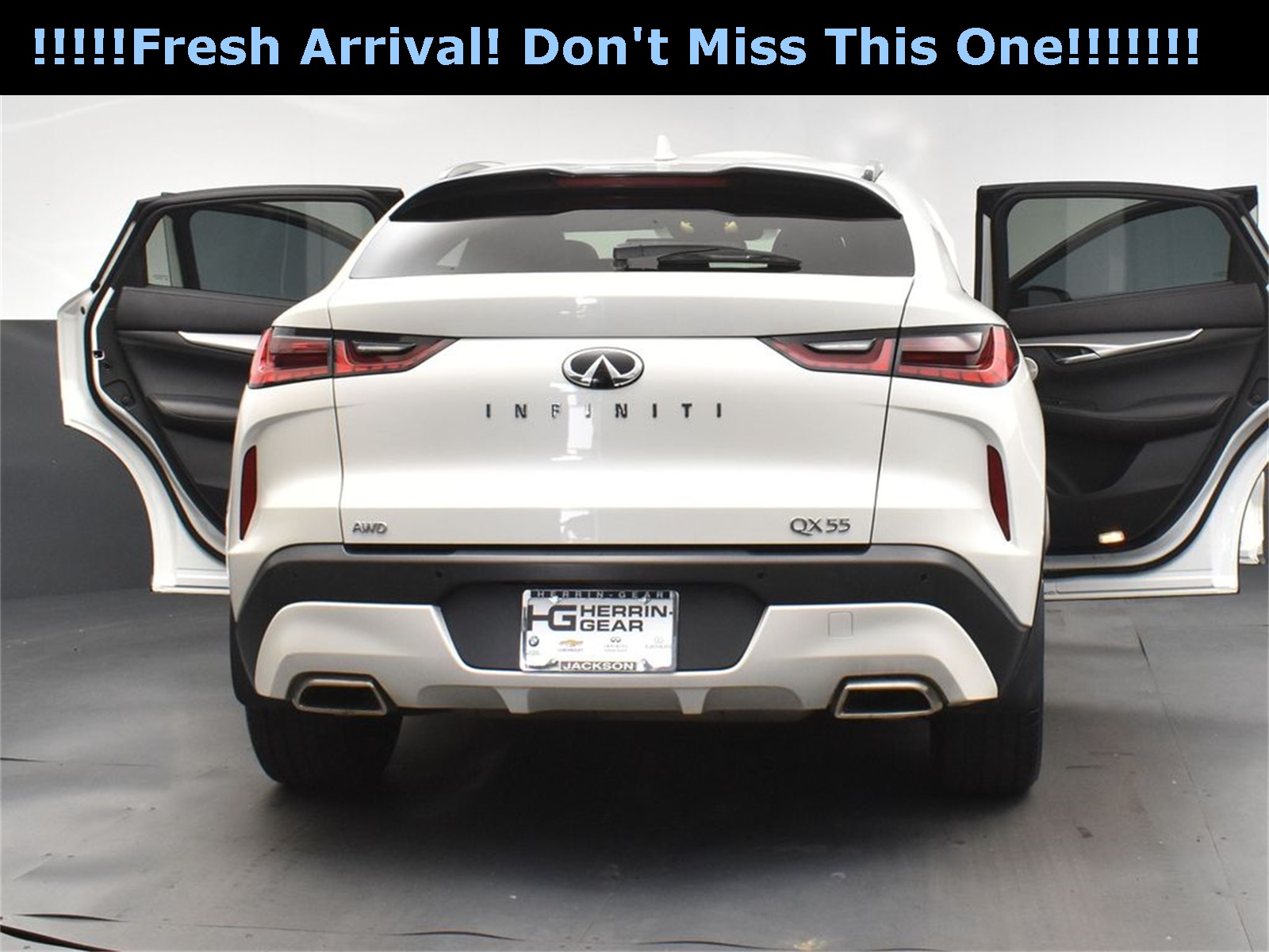 2022 Majestic White INFINITI QX55 ESSENTIAL AWD SUV