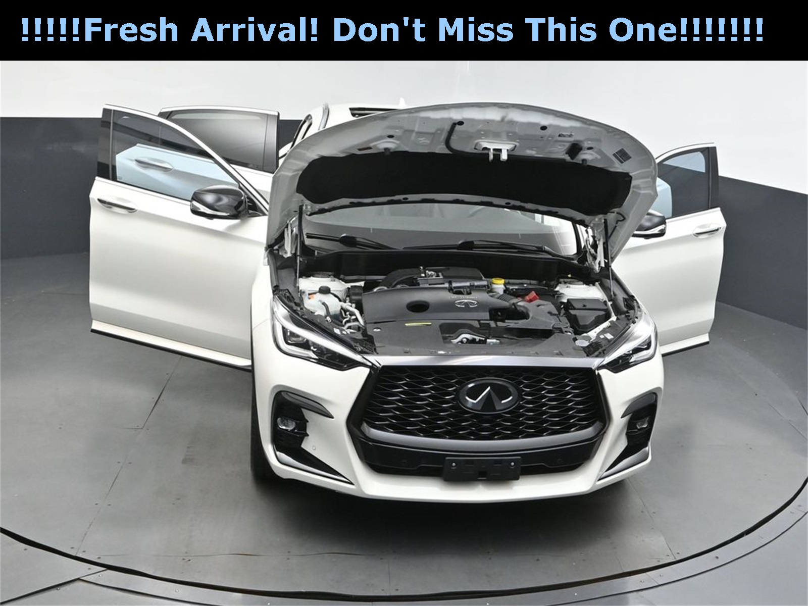 2022 Majestic White INFINITI QX55 ESSENTIAL AWD SUV