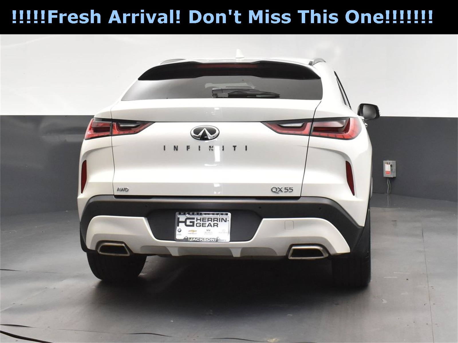 2022 Majestic White INFINITI QX55 ESSENTIAL AWD SUV
