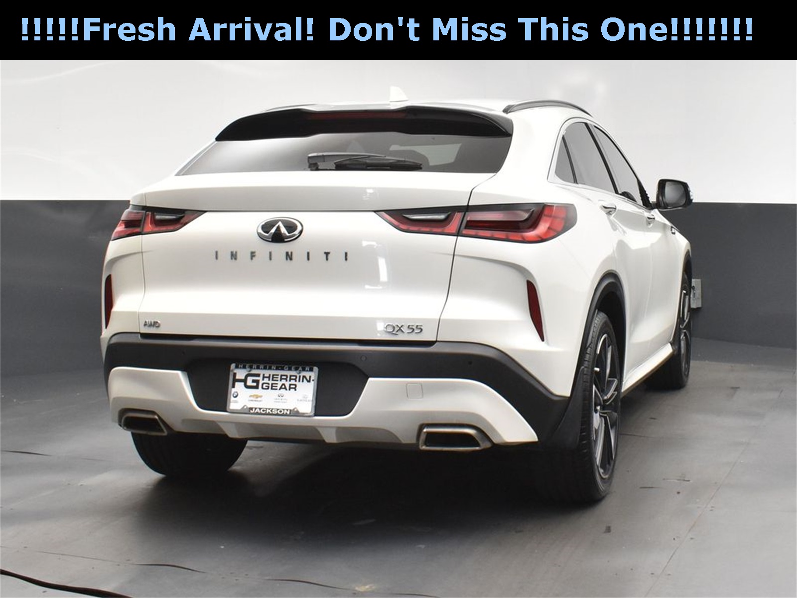2022 Majestic White INFINITI QX55 ESSENTIAL AWD SUV