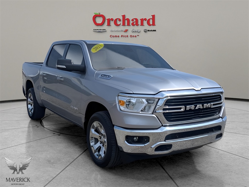 2021 Billet Silver Metallic Clearcoat Ram 1500 Big Horn/Lone Star 4X4 Truck