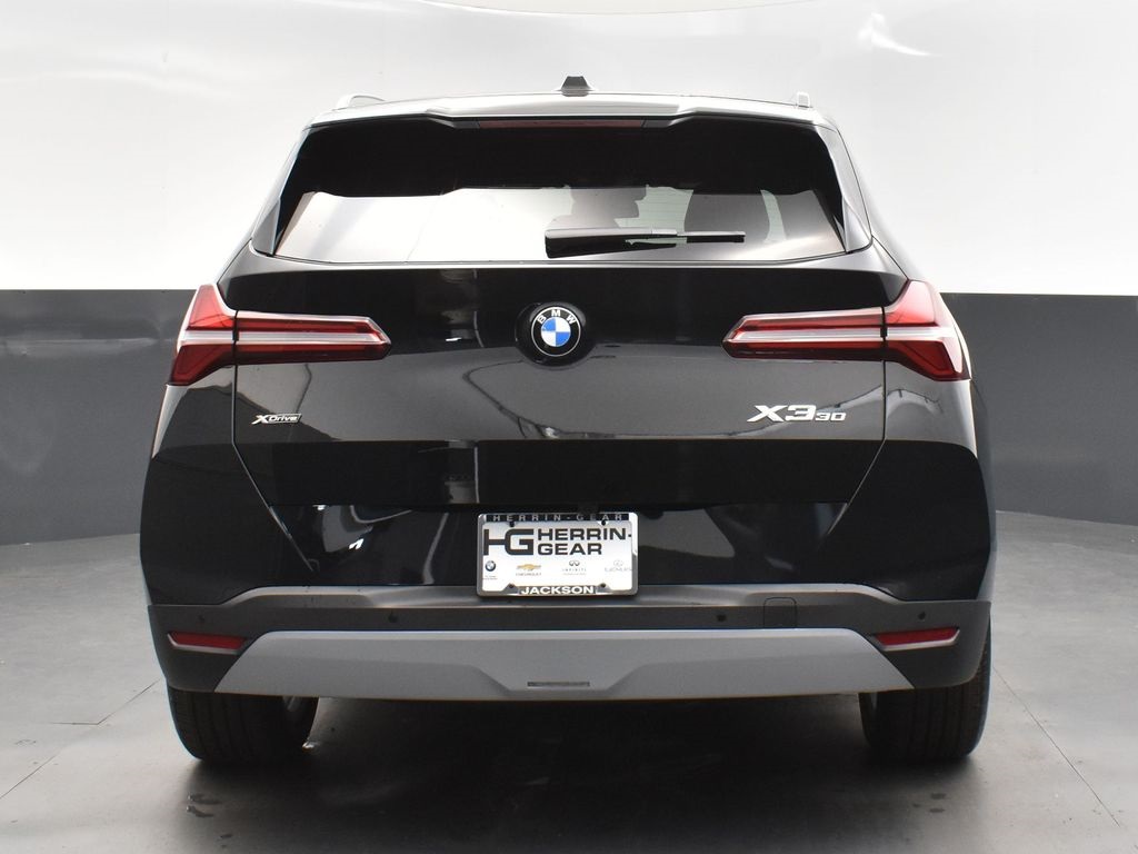 2025 Black Sapphire Metallic BMW X3 30 xDrive AWD SUV