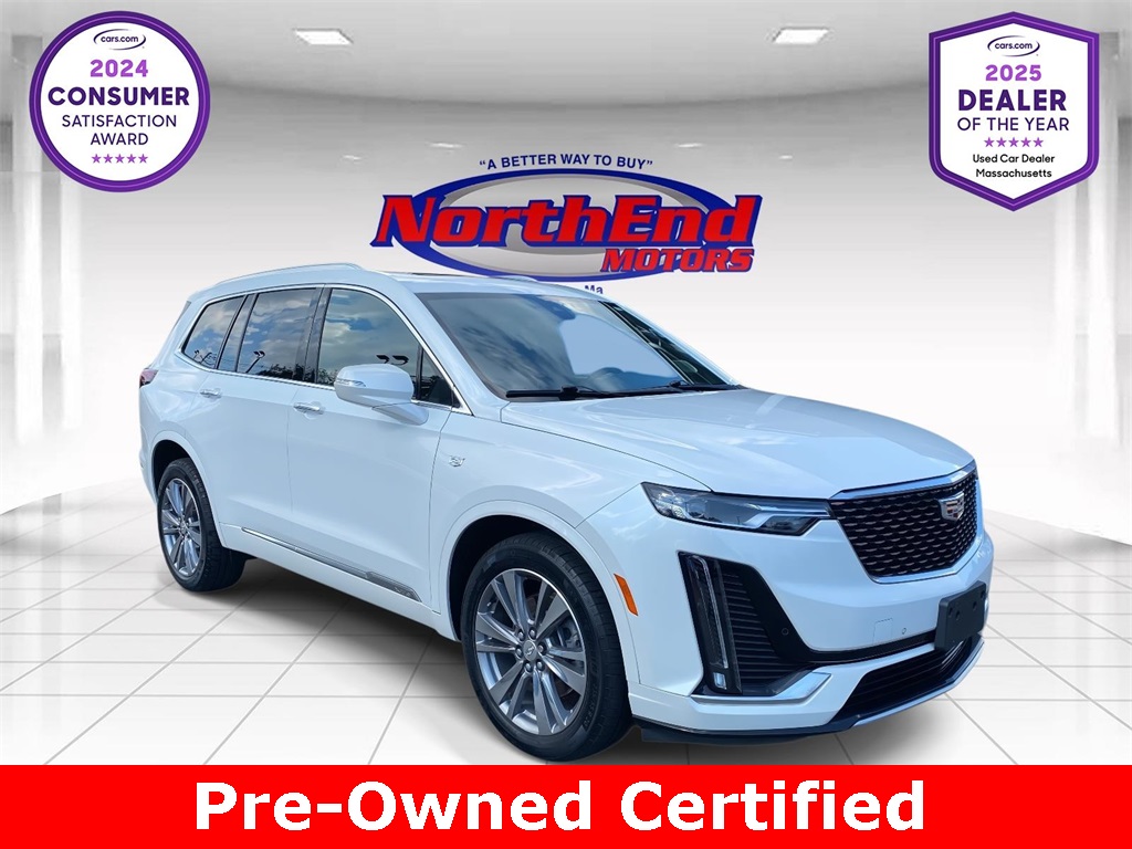 2022 Crystal White Tricoat Cadillac XT6 Premium Luxury SUV