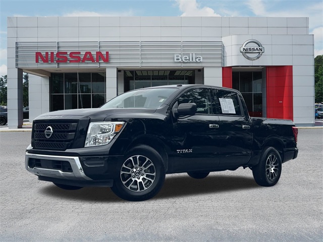 2021 Super Black Nissan Titan SV RWD Truck