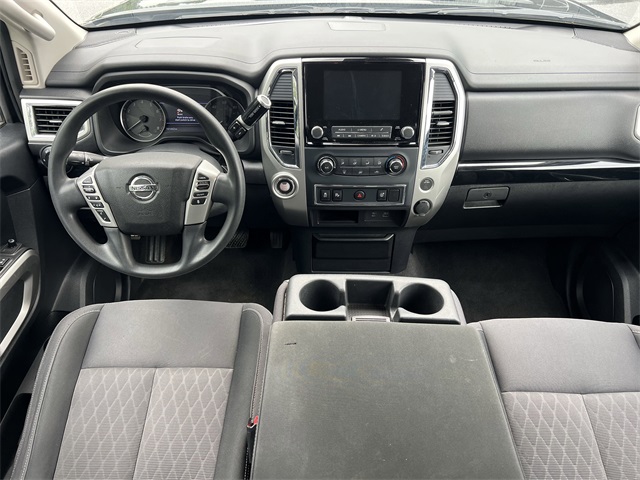 2021 Super Black Nissan Titan SV RWD Truck