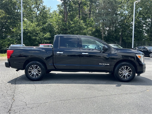 2021 Super Black Nissan Titan SV RWD Truck