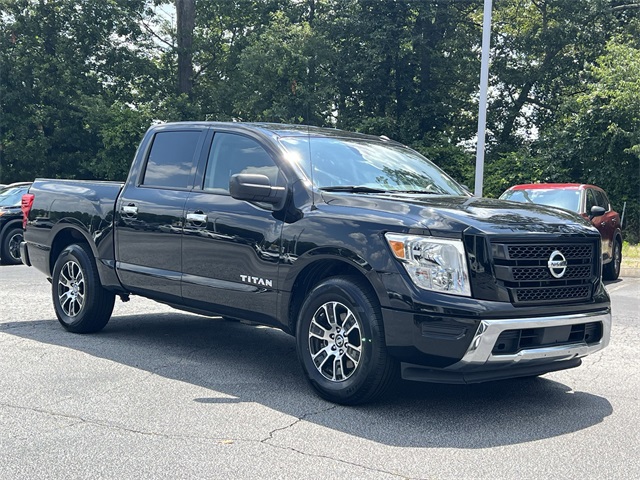 2021 Super Black Nissan Titan SV RWD Truck