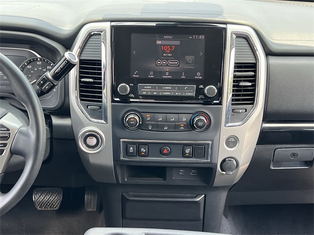 2021 Super Black Nissan Titan SV RWD Truck